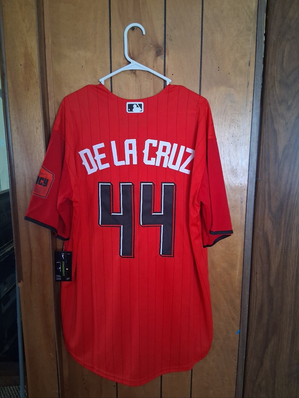 Mystery Sports Card With Elly De La Cruz Cincinnati Reds Xl Stitched Jersey